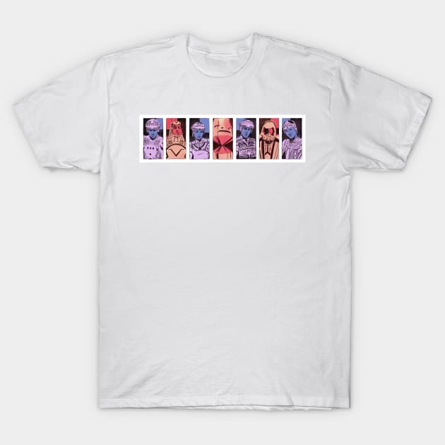 Tron portraits T-Shirt by deimos-remus